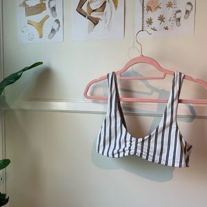 Striped Bikini Top